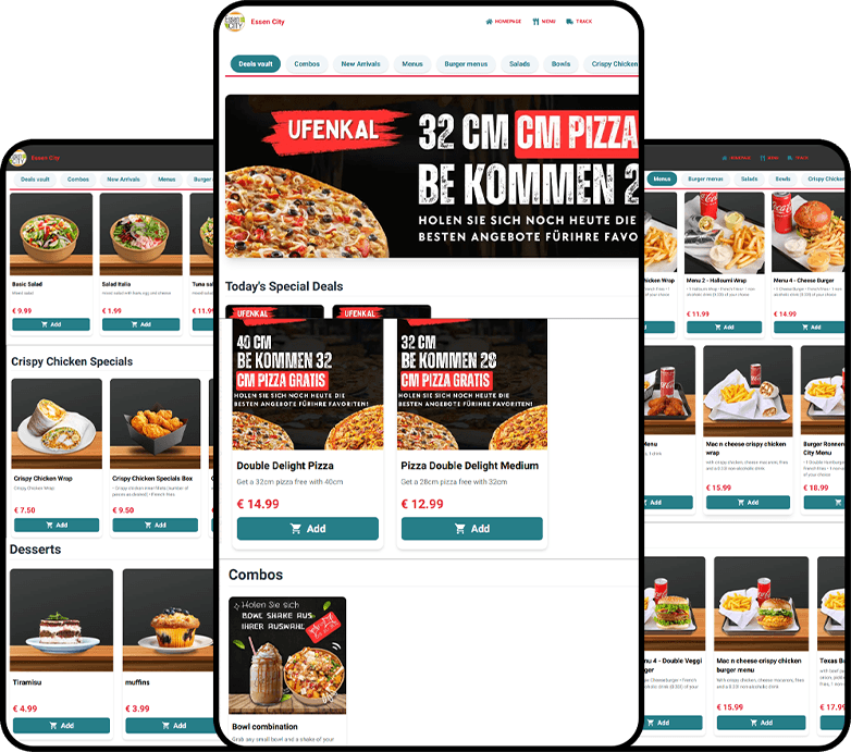 Essencity — Fast Food Delivery App