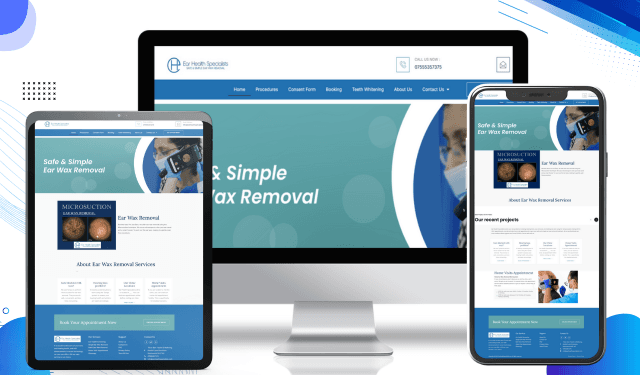 Ear Health Specialist website image 2