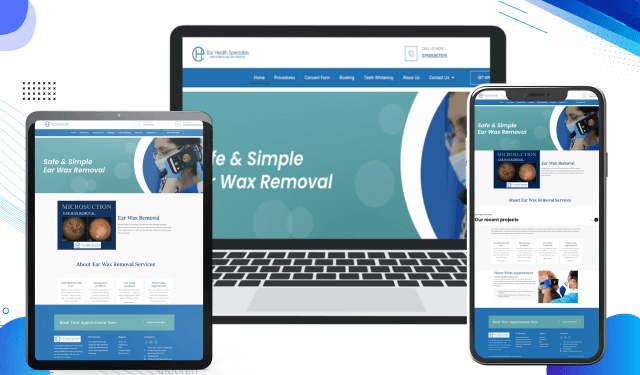 Ear Health Specialist website image 3